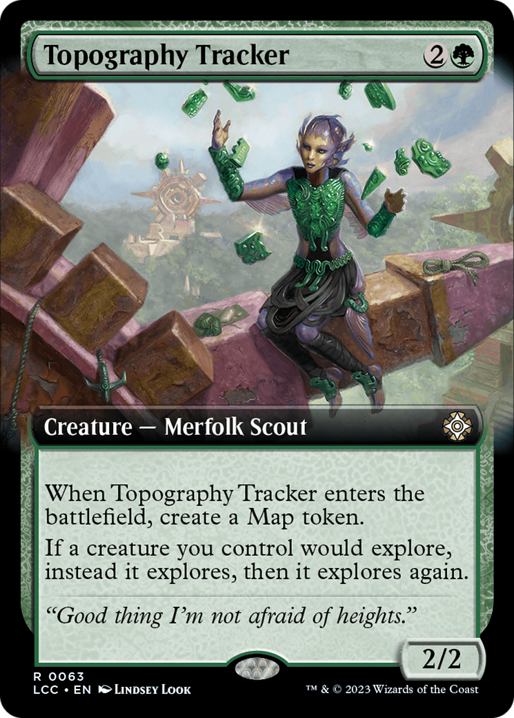 Topography Tracker (Extended Art) [The Lost Caverns of Ixalan Commander] | Magic Magpie