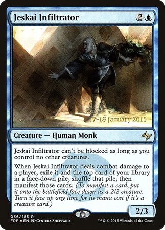 Jeskai Infiltrator [Fate Reforged Promos] | Magic Magpie