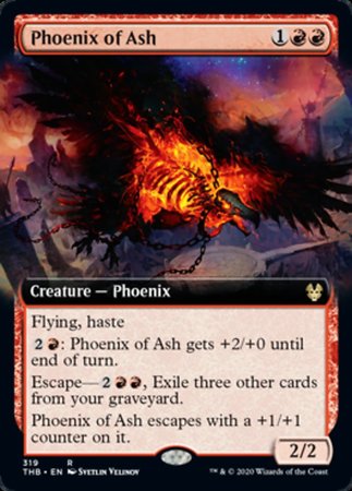 Phoenix of Ash (Extended Art) [Theros Beyond Death] | Magic Magpie