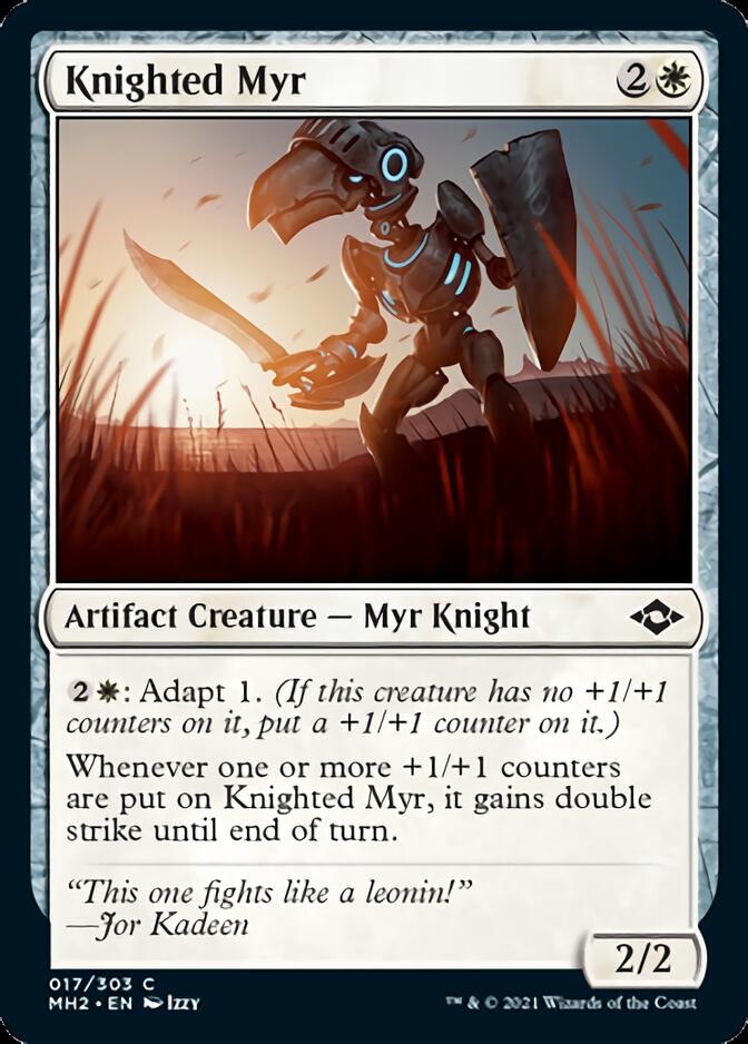 Knighted Myr [Modern Horizons 2] | Magic Magpie