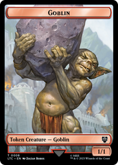 Goblin // Wraith Double-Sided Token [The Lord of the Rings: Tales of Middle-Earth Commander Tokens] | Magic Magpie