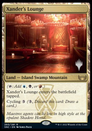 Xander's Lounge (Promo Pack) [Streets of New Capenna Promos] | Magic Magpie