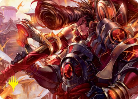 Upriser Renegade Art Card (Gold-Stamped Signature) [Kamigawa: Neon Dynasty Art Series] | Magic Magpie