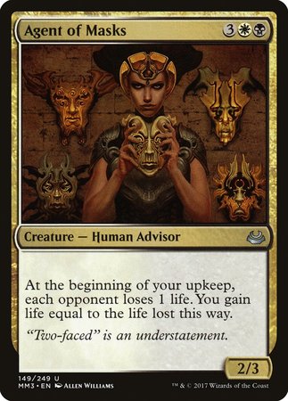 Agent of Masks [Modern Masters 2017] | Magic Magpie