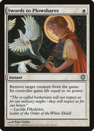 Swords to Plowshares [Coldsnap Theme Decks] | Magic Magpie