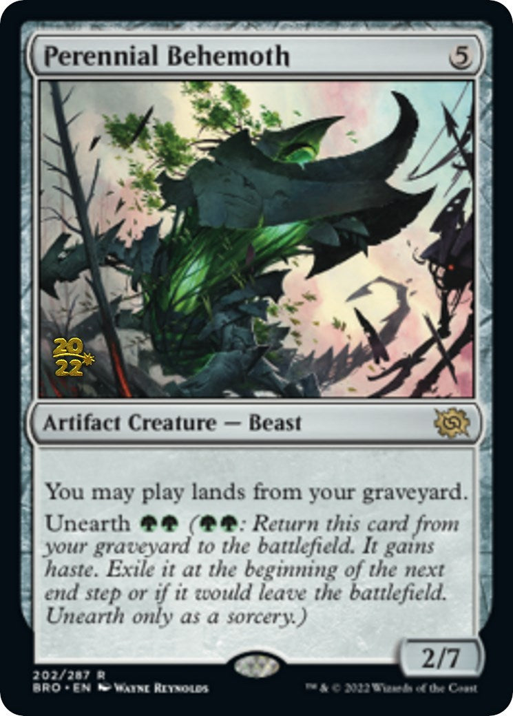 Perennial Behemoth [The Brothers' War: Prerelease Promos] | Magic Magpie