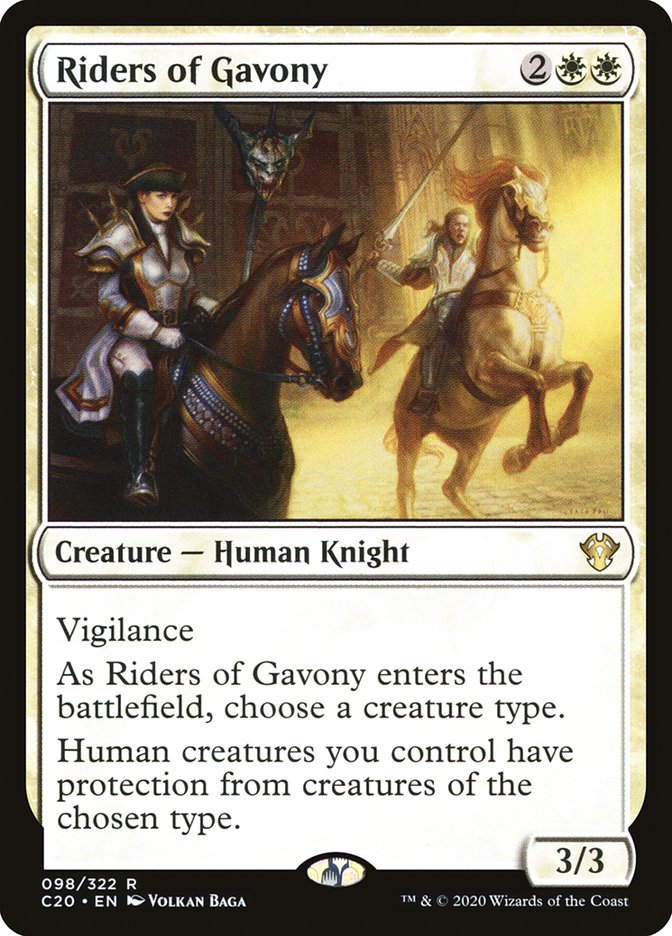 Riders of Gavony [Commander 2020] | Magic Magpie