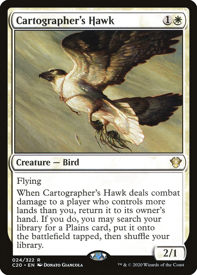 Cartographer's Hawk [Commander 2020] | Magic Magpie