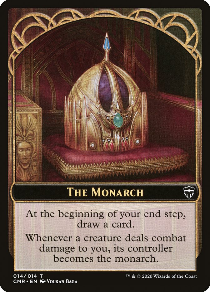 Salamander Warrior // The Monarch Token [Commander Legends Tokens] | Magic Magpie