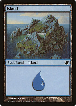 Island (31) [Duel Decks: Jace vs. Chandra] | Magic Magpie