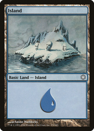 Island (374) [Coldsnap Theme Decks] | Magic Magpie