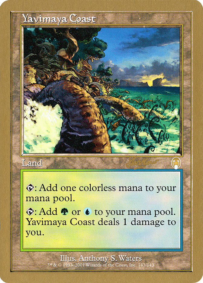 Yavimaya Coast (Sim Han How) [World Championship Decks 2002] | Magic Magpie