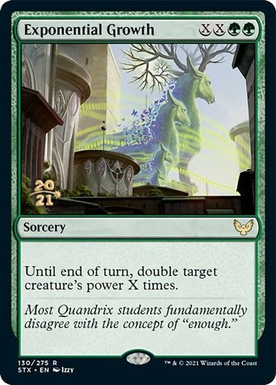 Exponential Growth [Strixhaven: School of Mages Prerelease Promos] | Magic Magpie