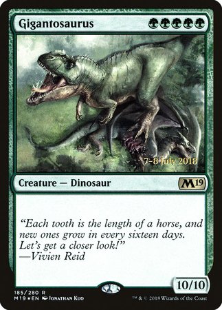 Gigantosaurus [Core Set 2019 Promos] | Magic Magpie