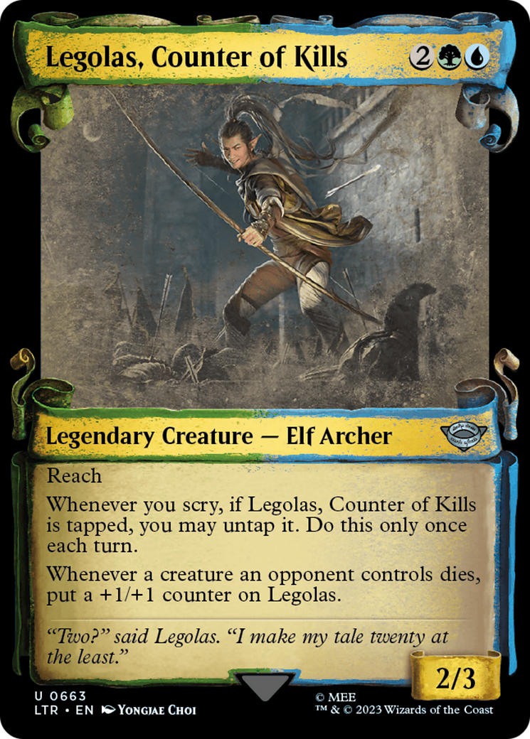 Legolas, Counter of Kills [The Lord of the Rings: Tales of Middle-Earth Showcase Scrolls] | Magic Magpie