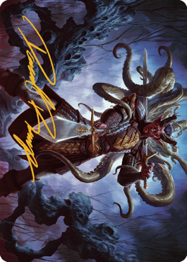 Zevlor, Elturel Exile Art Card (42) (Gold-Stamped Signature) [Commander Legends: Battle for Baldur's Gate Art Series] | Magic Magpie