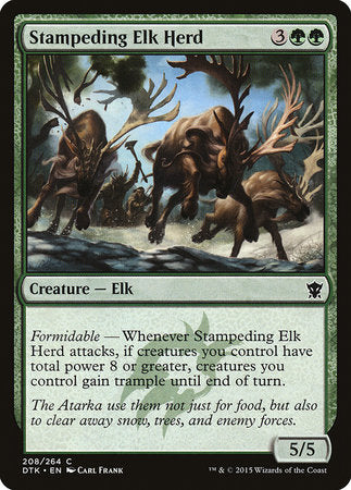 Stampeding Elk Herd [Dragons of Tarkir] | Magic Magpie