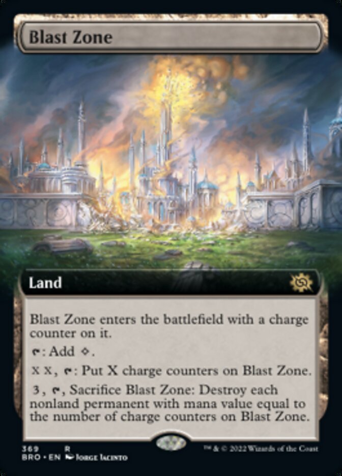 Blast Zone (Extended Art) [The Brothers' War] | Magic Magpie