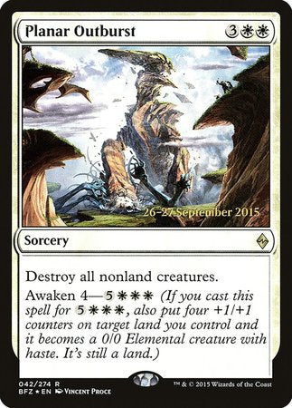 Planar Outburst [Battle for Zendikar Promos] | Magic Magpie