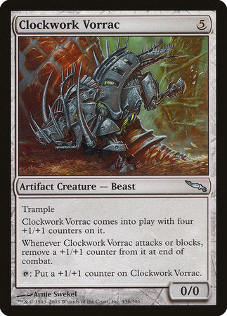 Clockwork Vorrac [Mirrodin] | Magic Magpie