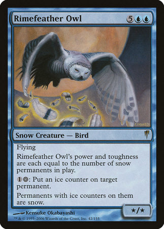 Rimefeather Owl [Coldsnap] | Magic Magpie