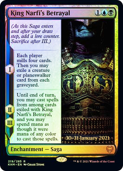 King Narfi's Betrayal [Kaldheim Prerelease Promos] | Magic Magpie