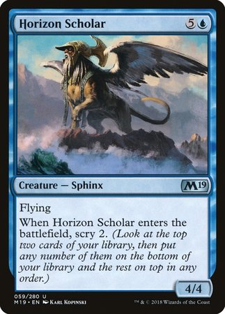 Horizon Scholar [Core Set 2019] | Magic Magpie