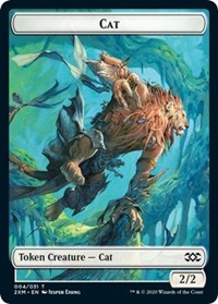 Cat // Germ Double-sided Token [Double Masters Tokens] | Magic Magpie