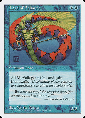 Lord of Atlantis [Fifth Edition] | Magic Magpie