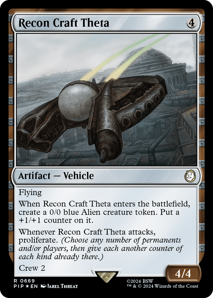 Recon Craft Theta (Surge Foil) [Fallout] | Magic Magpie