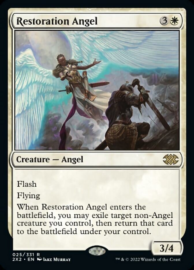 Restoration Angel [Double Masters 2022] | Magic Magpie