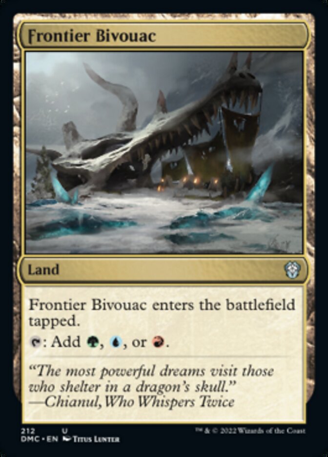 Frontier Bivouac [Dominaria United Commander] | Magic Magpie