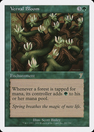 Vernal Bloom [Seventh Edition] | Magic Magpie