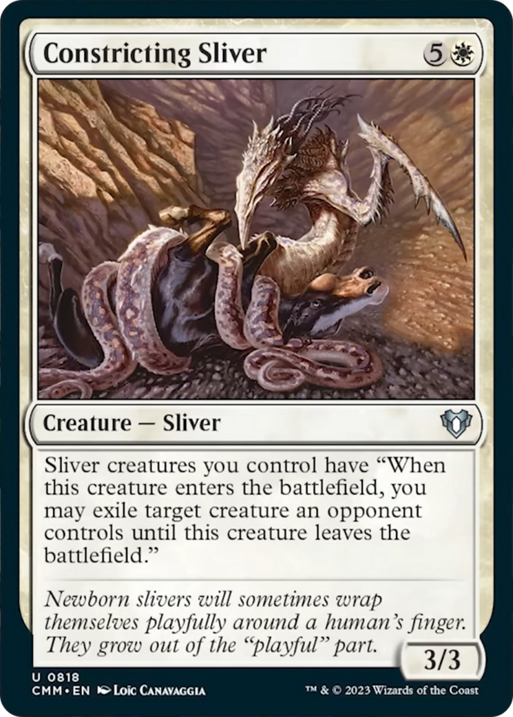 Constricting Sliver [Commander Masters] | Magic Magpie