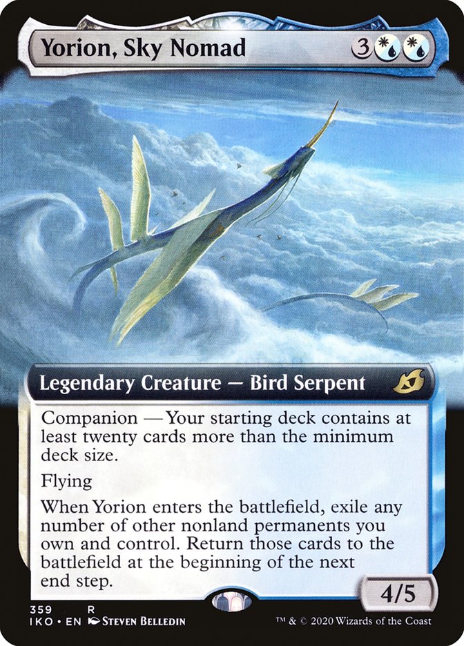 Yorion, Sky Nomad (Extended Art) [Ikoria: Lair of Behemoths] | Magic Magpie