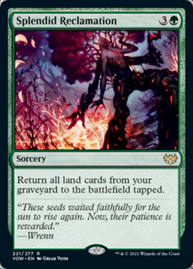 Splendid Reclamation [Innistrad: Crimson Vow] | Magic Magpie