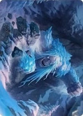 Icehide Troll Art Card [Kaldheim: Art Series] | Magic Magpie