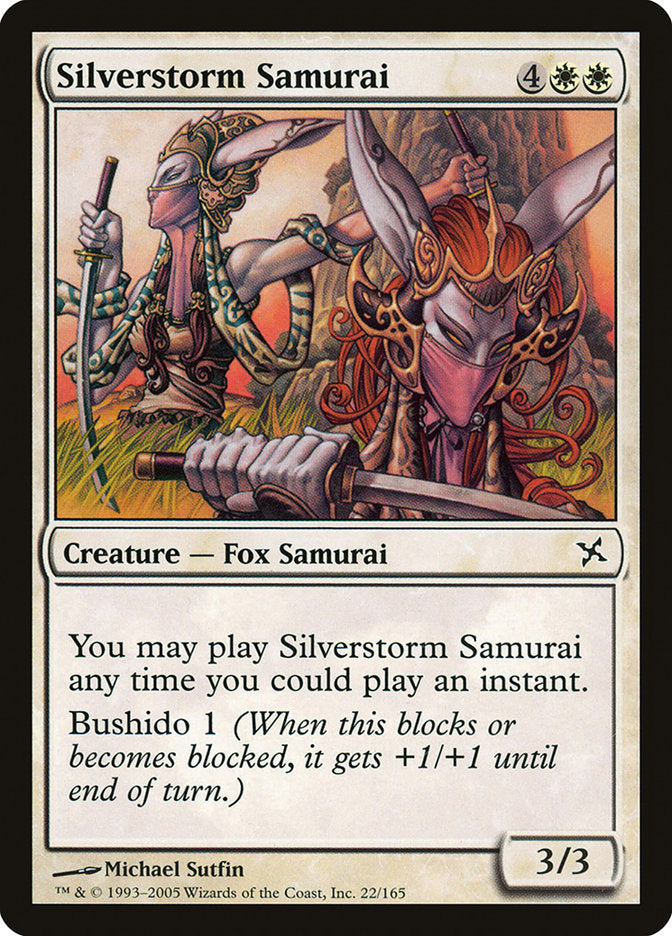 Silverstorm Samurai [Betrayers of Kamigawa] | Magic Magpie