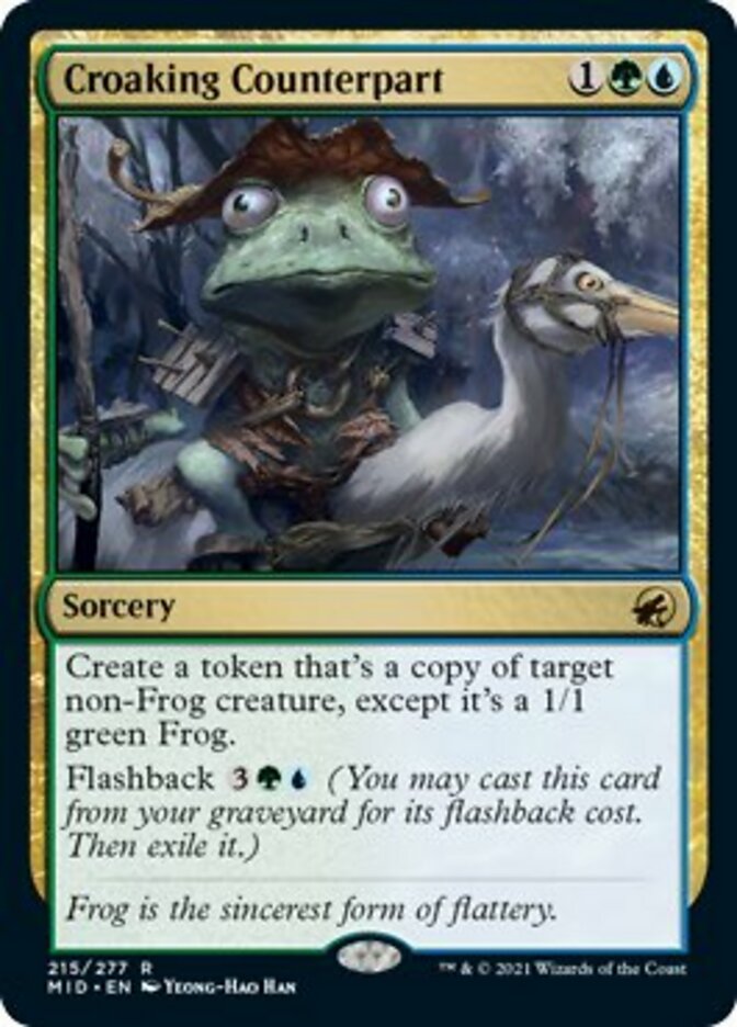 Croaking Counterpart [Innistrad: Midnight Hunt] | Magic Magpie