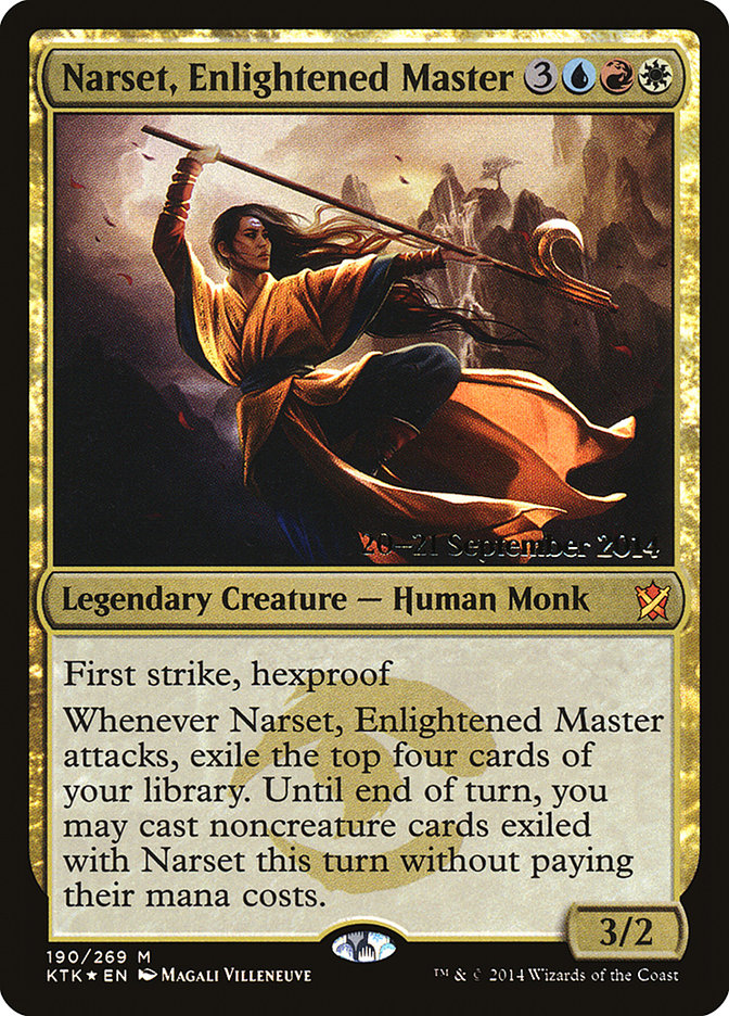 Narset, Enlightened Master  [Khans of Tarkir Prerelease Promos] | Magic Magpie