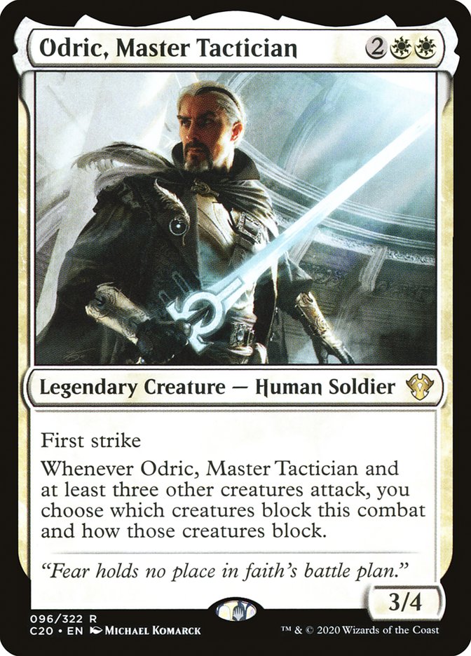 Odric, Master Tactician [Commander 2020] | Magic Magpie