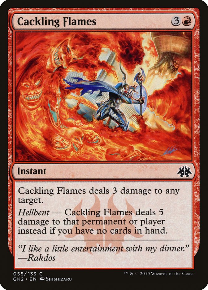 Cackling Flames [Ravnica Allegiance Guild Kit] | Magic Magpie