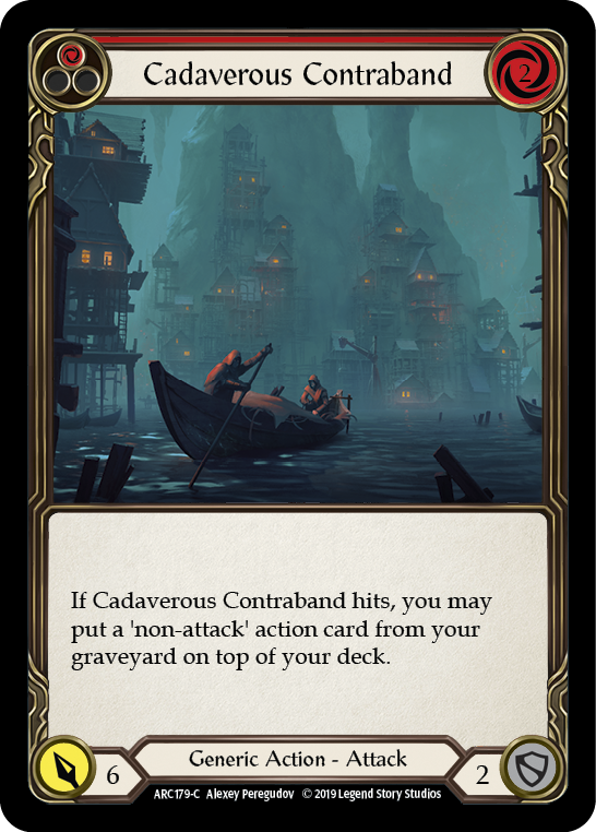 Cadaverous Contraband (Red) [ARC179-C] 1st Edition Normal | Magic Magpie
