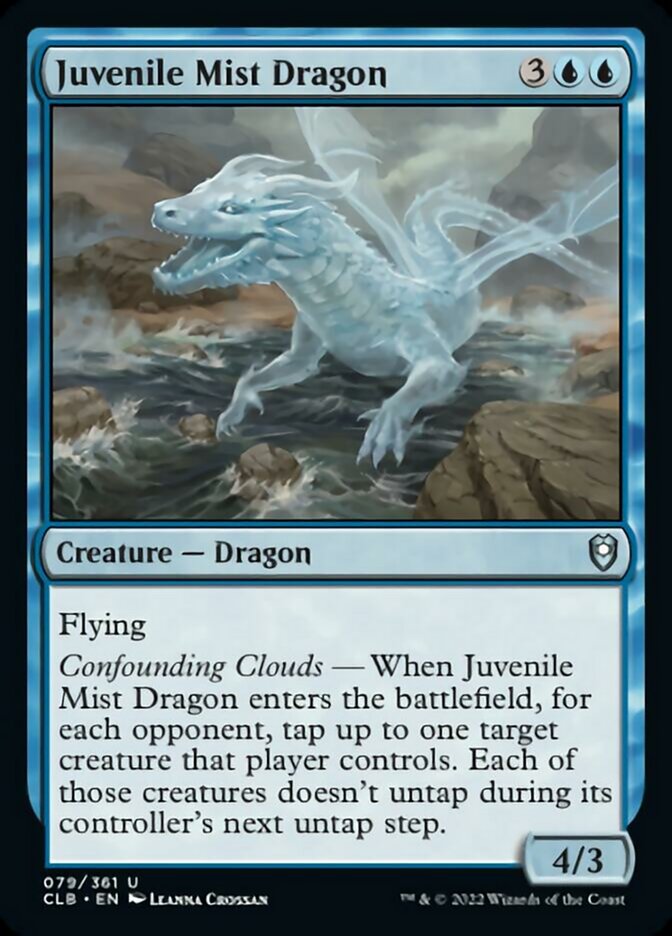 Juvenile Mist Dragon [Commander Legends: Battle for Baldur's Gate] | Magic Magpie