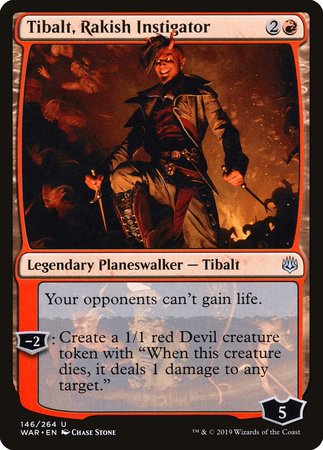 Tibalt, Rakish Instigator [War of the Spark] | Magic Magpie