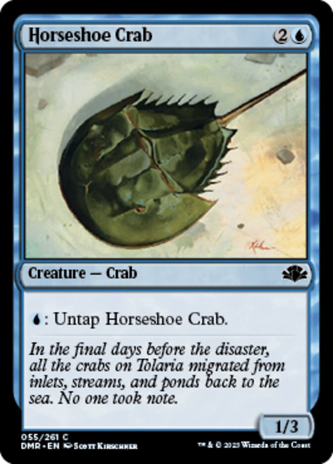 Horseshoe Crab [Dominaria Remastered] | Magic Magpie