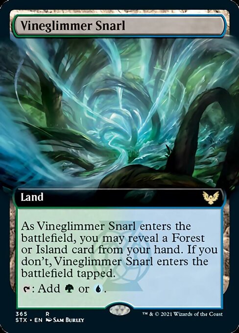 Vineglimmer Snarl (Extended) [Strixhaven: School of Mages] | Magic Magpie