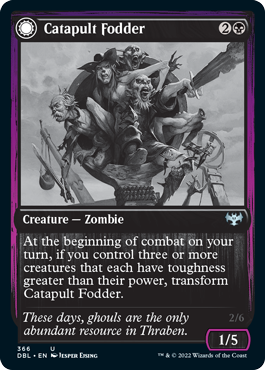 Catapult Fodder // Catapult Captain [Innistrad: Double Feature] | Magic Magpie