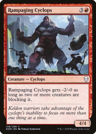 Rampaging Cyclops [Dominaria] | Magic Magpie