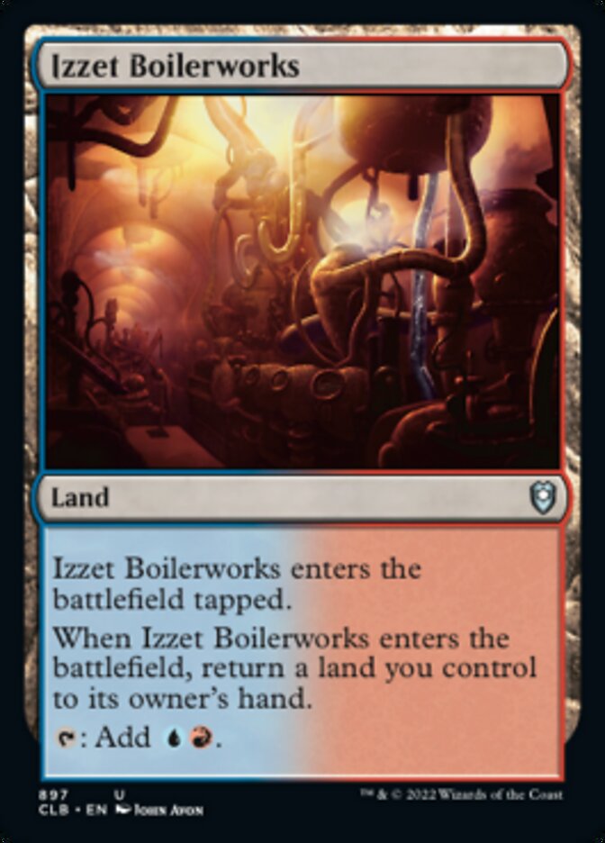 Izzet Boilerworks [Commander Legends: Battle for Baldur's Gate] | Magic Magpie